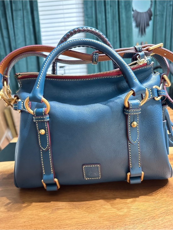 Dooney & Bourke Handbags - Dooney & Bourke Denim Florentine Satchel -EUC REGULAR